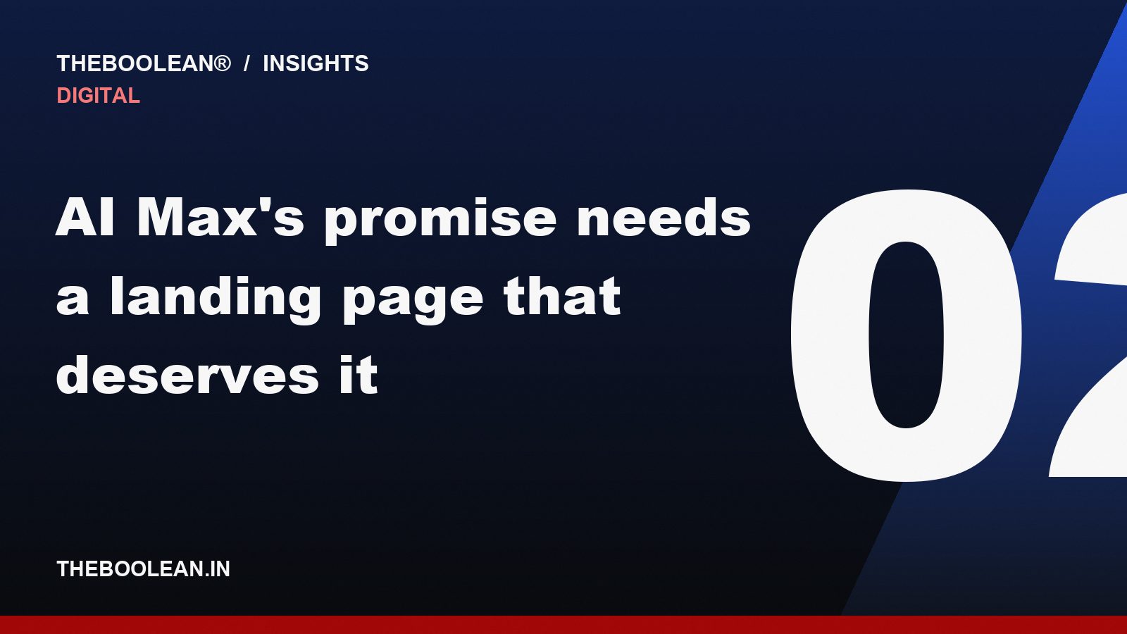 AI Max's promise needs a landing page that deserves it