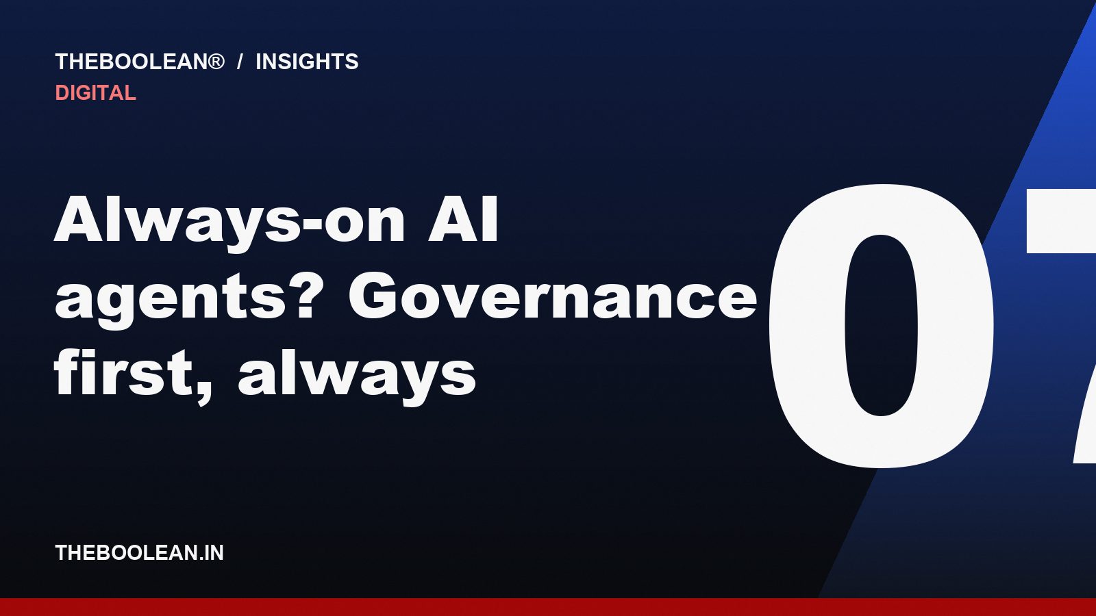 Always-on AI agents? Governance first, always