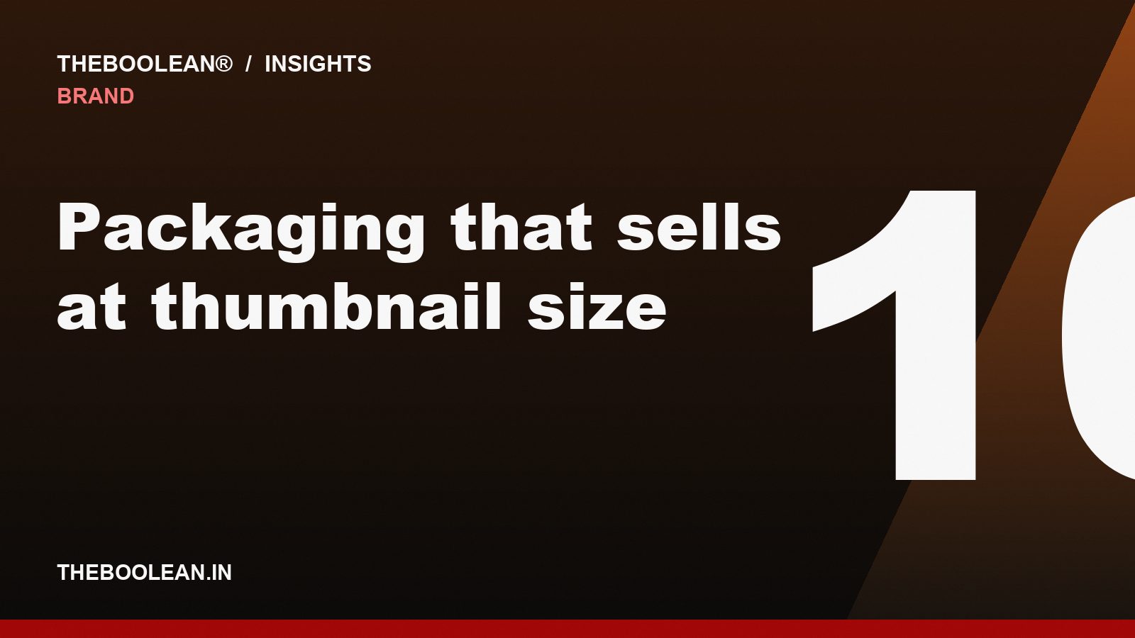 Packaging that sells at thumbnail size