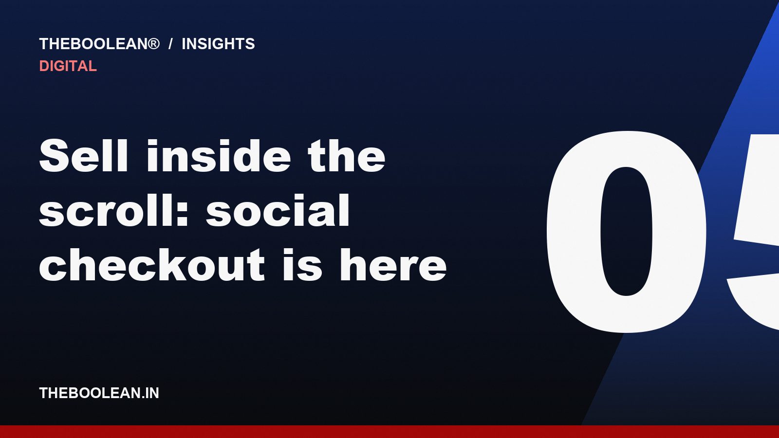 Sell inside the scroll: social checkout is here